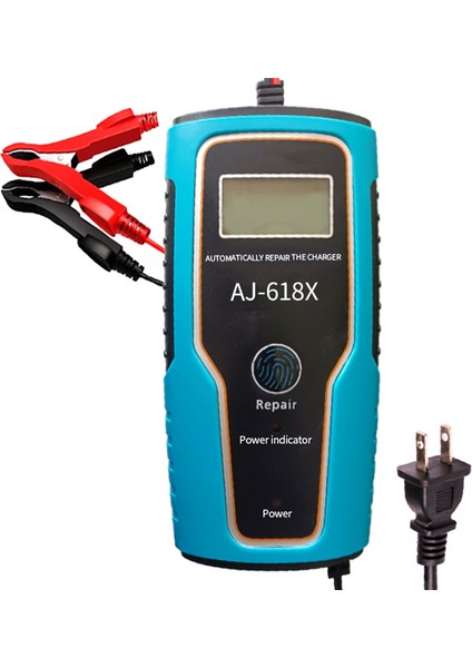 Araba Için 6A 12V Avrupa Standardı Fişli Akü Şarj Cihazı Güç Darbesi Onarım Şarj Kurşun Asit Ab (Yurt Dışından)