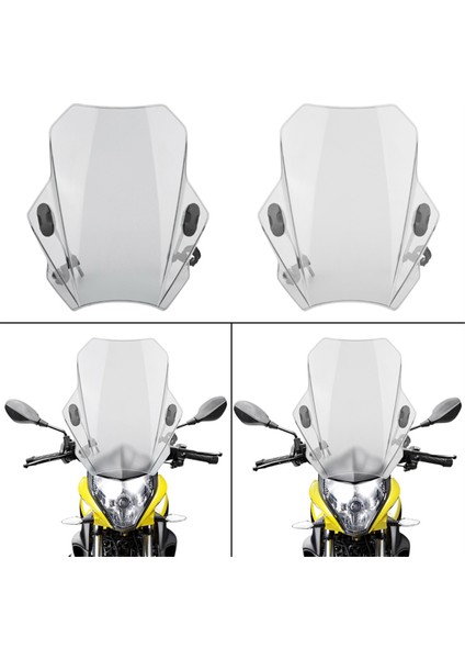 MT07 MT09 CBR600RR CB1000R Gxsr 600 750 Ayarlanabilir 43X40CM Siyah Ön Cam (Yurt Dışından) fiyatları