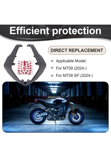 Mt-09 MT09 mt 09 Sp 2024 2025 4. Nesil Için Downforce Aerodinamik Kanat Deflektörü Yan Lıkları (Yurt Dışından) fırsatları