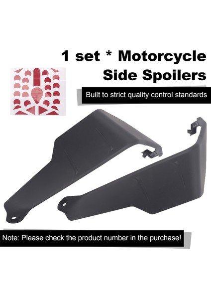 Mt-09 MT09 mt 09 Sp 2024 2025 4. Nesil Için Downforce Aerodinamik Kanat Deflektörü Yan Lıkları (Yurt Dışından) indirimleri