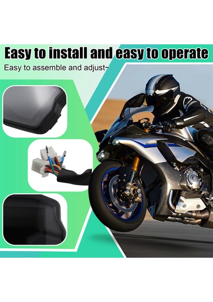 Evrensel Hız Göstergesi Su Sıcaklığı ve Yağ Göstergesi Kilometre Sayacı LCD Göstergesi (Yurt Dışından) indirimleri