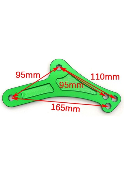ZX25R ZX4R 2023+ Için Alçaltma Bağlantıları Çerçeve Gövde Bağlantı Desteği Arka Kol Süspansiyon 25MM Yeşil (Yurt Dışından) modelleri