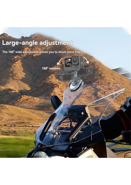 X5 Action 5/4 Ön Cam Montaj Klipsi Metal Kelepçe Kamera Braketi Sürüş Için (Yurt Dışından) modelleri