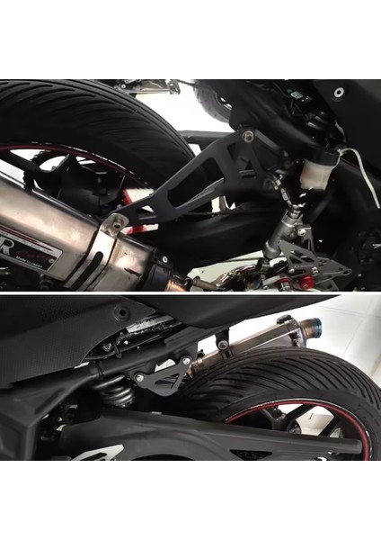 MT03 mt 03 25 Yzf R25 R3 Egzoz Braketi Yzfr3 YZFR25 Için Arka Ayak Mandalları Ayak Dayama Yeri Körleme Plakası (Yurt Dışından) fırsatları