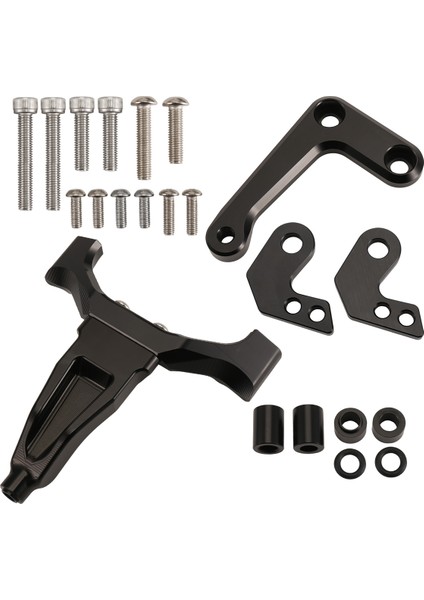 Mt-09 MT09 2024 2025 Siyah Aksesuarlar Için Stabilizatör Direksiyon Amortisörü Montaj Braketi Kiti (Yurt Dışından) modelleri