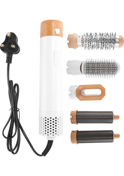 5'i 1 Arada Saç Kurutma Makinesi Saç Maşası Saç Düzleştirici Saç Fırçası Saç Kurutma Makinesi Saç Kurutma Makinesi Saç Çok Amaçlı Şekillendirici Ingiltere Fişi (Yurt Dışından) fırsatları