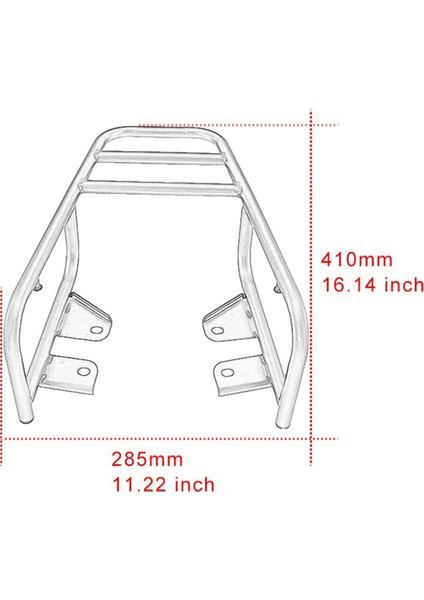 Svartpılen 125 200 250 401 Vıtpılen Için Bagaj Rafı Arka Kuyruk Üstü Kutu Bavul Taşıyıcı Tahtası (Yurt Dışından) modelleri