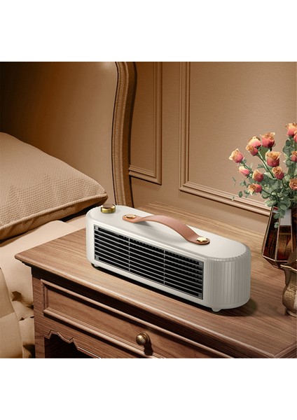 Mini Küçük Düşük Gürültülü Elektrikli Isıtıcı Ptc Seramik Isıtıcılar Iç Mekan Kullanımı Için Hızlı Isınan Elektrikli Masa Isıtıcısı Beyaz Ab Fişi (Yurt Dışından)
