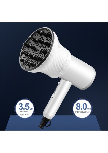 Saç Salonları Için Evrensel Arayüzlü Saç Kurutma Makinesi Başlığı Kıvırcık Saç Şekillendirme Saç Kurutma Makinesi Aksesuarları, Beyaz (Yurt Dışından) modelleri