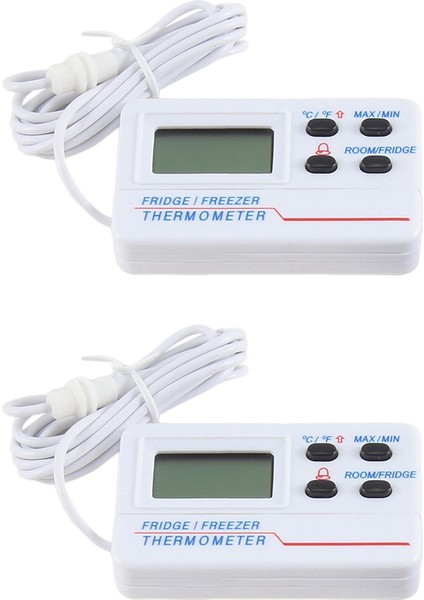 Dondurucu Termometresi Çift Sıcaklık Alarmı Iç Mekan Dijital Ekranlı Ev Buzdolabı Termometresi (Yurt Dışından) fiyatları