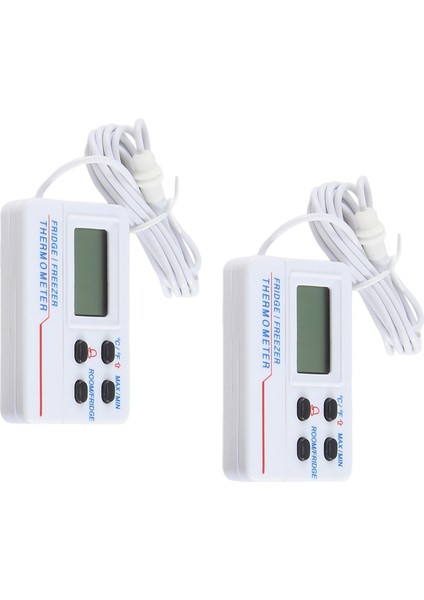 Dondurucu Termometresi Çift Sıcaklık Alarmı Iç Mekan Dijital Ekranlı Ev Buzdolabı Termometresi (Yurt Dışından) modelleri