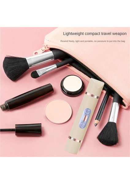 Kadınlar Için Bikini Bölgesi Düzeltici Ağrısız Bayan Tüy Alma 2'si 1 Arada Islak ve Kuru Bayan Tıraş Makinesi Bej (Yurt Dışından)