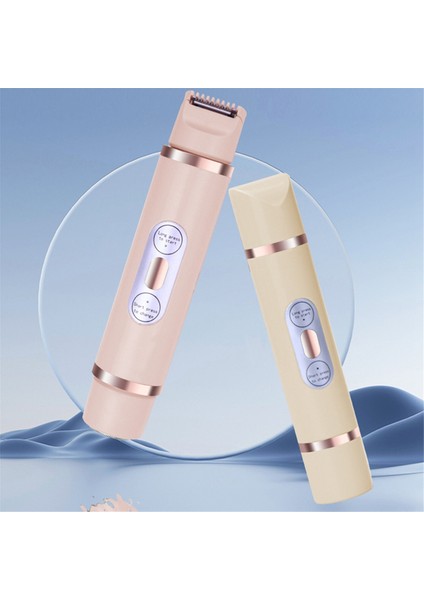 Kadınlar Için Bikini Bölgesi Düzeltici Ağrısız Bayan Tüy Alma 2'si 1 Arada Islak ve Kuru Bayan Tıraş Makinesi Bej (Yurt Dışından) indirimleri