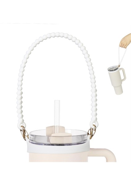 Yumuşak ve Dayanıklı Su Şişesi Tutucu, Askı, Boyun Askısı, Askılı Taşıyıcı - Çoğu 8-40OZ Su Şişesine Uyar, Beyaz (Yurt Dışından) fiyatları