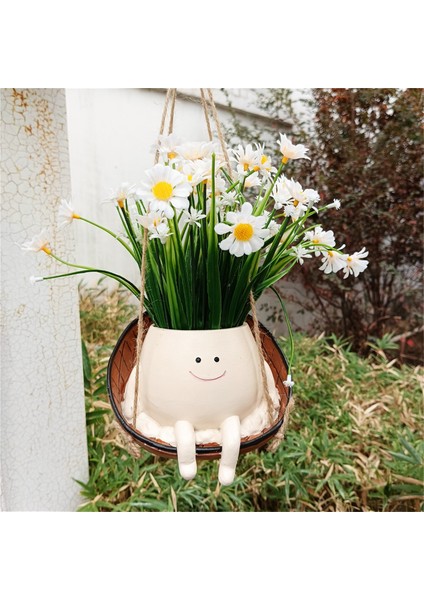 Adet Bitki Askı Sepetleri, Güzel Salıncak Yüzlü Saksı, Sukulent Çiçek Saksıları, Balkon Duvar Askılı Saksı Malzemeleri (Yurt Dışından)