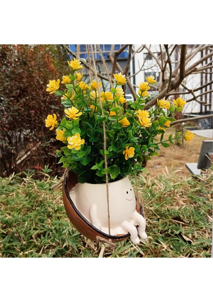 Adet Bitki Askı Sepetleri, Güzel Salıncak Yüzlü Saksı, Sukulent Çiçek Saksıları, Balkon Duvar Askılı Saksı Malzemeleri (Yurt Dışından) fiyatları
