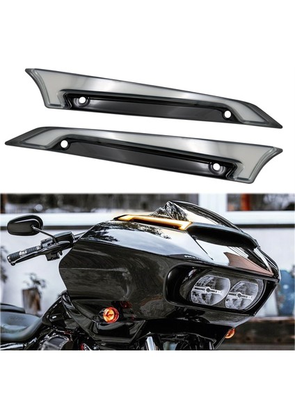 Yol Glide Modelleri Için Ön Cam Trim Işıkları, Ön Cam Kaplaması, LED Dönüş Sinyalleri ve Sürüş Işığı - Siyah (Yurt Dışından) fiyatları