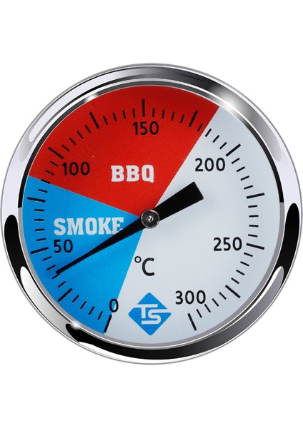 Ts 300 Santigrat 2 Inç Paslanmaz Çelik Barbekü Tütsüleme Izgara Termometre Sıcaklık Göstergesi (Yurt Dışından)