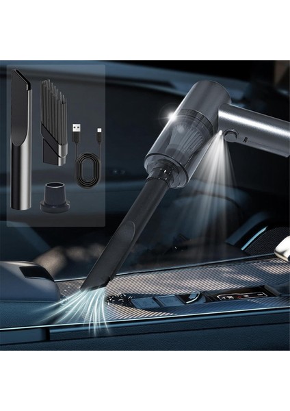 Taşınabilir Araç Süpürgesi El Süpürgesi Kablosuz, Şarj Edilebilir Çift Kullanımlı Islak ve Kuru Araç Temizleme Aleti Mutfak Güzelliği Için (Yurt Dışından) fiyatları