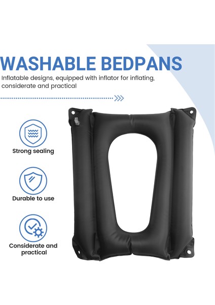 Yıkanabilir Ev Tipi Şişme Lazımlık Yaşlı Hasta Bakımı Yatak Yarası Önleyici Hava Yastığı Şişirme Özellikli Yaşlı ve Engelliler Için (Yurt Dışından) indirimleri