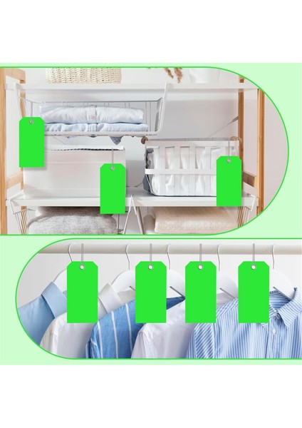 3/4 Inç x 2 3/8 Inç Neon Nakliye Etiketleri, Güçlendirilmiş Delikli Boş Ağır Hizmet Tipi Askılı Etiketler, Yazılabilir Bagaj Etiketleri, A (Yurt Dışından) indirimleri