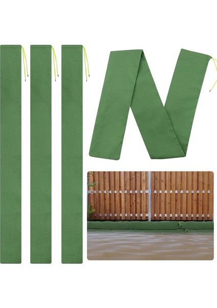 Adet 4.92FTX 7.5ın Uzunluğunda Kanvas Kum Torbaları - Kapı Pencere Için Elastik Bantlı Kalınlaştırılmış Kanvas Su Baskını Koruma Kum Torbaları (Yurt Dışından) modelleri