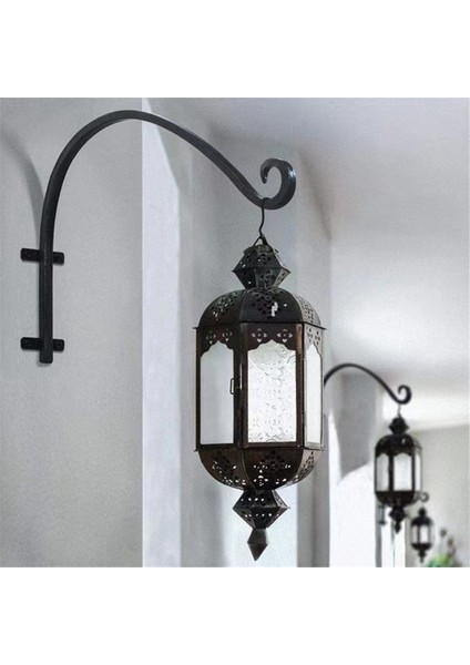 2 Adet Ağır Hizmet Tipi Asılı Bitki Braketi, Çiçek Sepeti ve Kuş Yemliği Asmak Için 16 Inç Dış Mekan Duvara Kavisli Askı Braketi (Yurt Dışından)