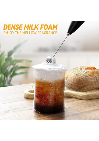 Süt Köpürtücü Çubuk Içecek Mikseri Elde Taşınabilir Köpürtücü Elektrikli Çırpıcı, Mini Blender ve Elektrikli Mikser Kahve Köpürtücü Beyaz (Yurt Dışından) indirimleri