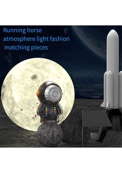 Astronot Rgb Işıklı Elektrikli Tıraş Makinesi Taşınabilir USB Tıraş Makinesi Erkek Elektrikli Tıraş Makinesi Seyahat Mini Tıraş Makinesi B (Yurt Dışından)