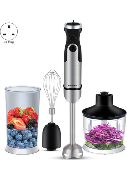 Biolomix El Blenderi, Değişken Hızlı Blender, El Blenderi, Gıda Doğrayıcı, El Blenderi, Meyve Sıkacağı, Kıyma Makinesi Ingiltere Fişi (Yurt Dışından) indirimleri