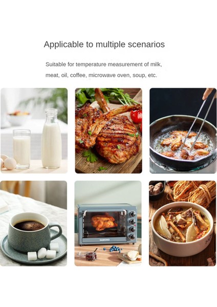 Et Termometresi Dijital Anında Okunan Et Termometresi, Mutfak Dış Mekan, Barbekü, Hindi, Şekerleme, Sığır Eti Için Izgara Pişirme (Yurt Dışından)