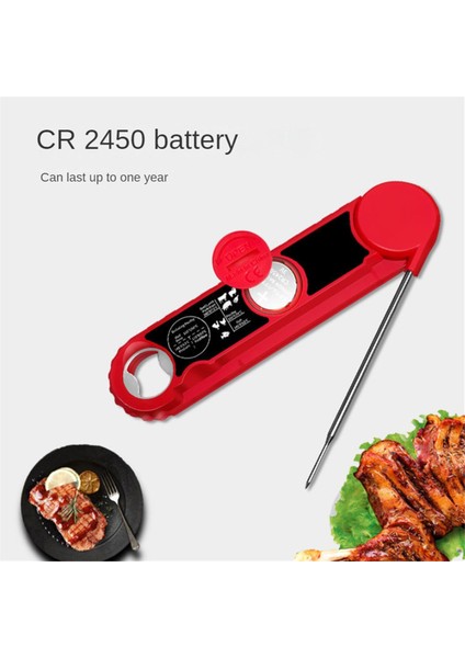 Et Termometresi Dijital Anında Okunan Et Termometresi, Mutfak Dış Mekan, Barbekü, Hindi, Şekerleme, Sığır Eti Için Izgara Pişirme (Yurt Dışından) fırsatları