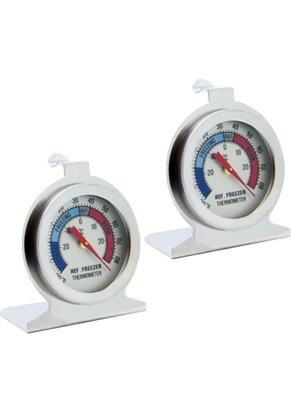 Adet Buzdolabı Termometresi 20℃-20℃/-20℉-80℉ Kırmızı Göstergeli Büyük Kadranlı Buzdolabı Analog Termometresi (Yurt Dışından)