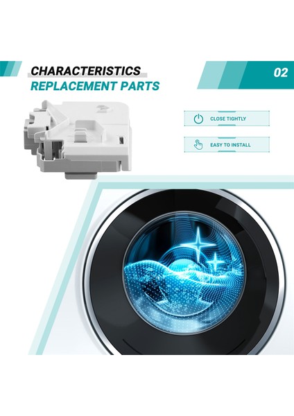 Siemens Tamburlu Çamaşır Makinesi Kapı Kilidi Kapı Anahtarı Aksesuarları WS10M368TI/WM10S36 Yedek Parçaları (Yurt Dışından) fırsatları