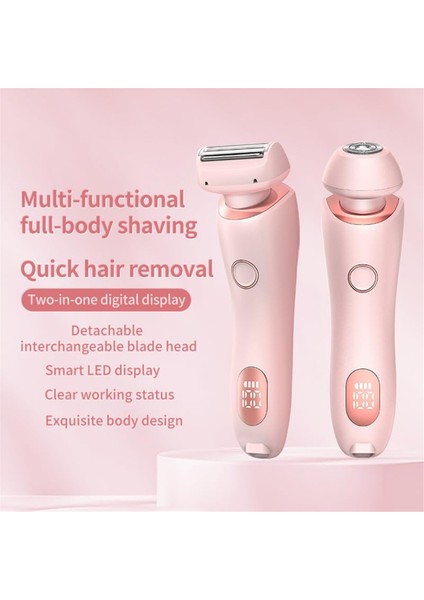 Epilatör Ağrısız Tüy Alma Evde 2'si 1 Arada Elektrikli Tıraş Makinesi Kadınlar Için Bikini Bölgesi Tüyleri Için Tıraş Makinesi Islak ve Kuru, A (Yurt Dışından) fiyatları