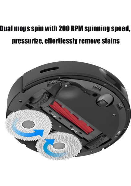 Roborock P10 Sert Zemin Temizleme Kiti Için 10 Adet Roborock P10 Q Revo Serisi Paspas Yedek Pedi Yeniden Kullanılabilir Paspas Pedleri (Yurt Dışından) modelleri