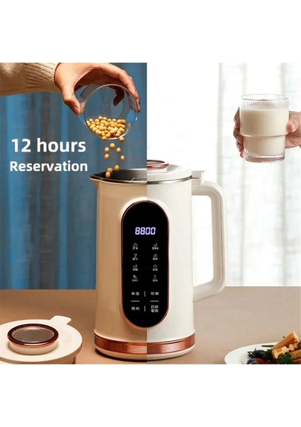 Elektrikli Soya Sütü Duvar Kırma Makinesi 10 Yapraklı Bıçak Makinesi Meyve Sıkacağı Blender Mikser Soya Sütü Makinesi Abd Fişi (Yurt Dışından) fiyatları