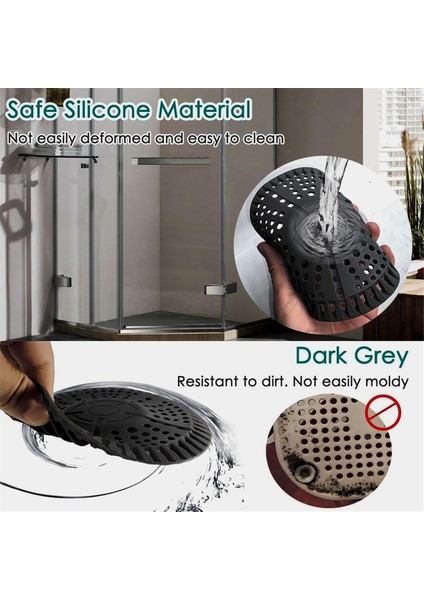 Duş Saç Gideri Tutucu, 2 Paket 5.5 Inç Silikon Gider Koruyucu Süzgeç, Duş Odası Için Duş Gideri Kapağı (Yurt Dışından) modelleri