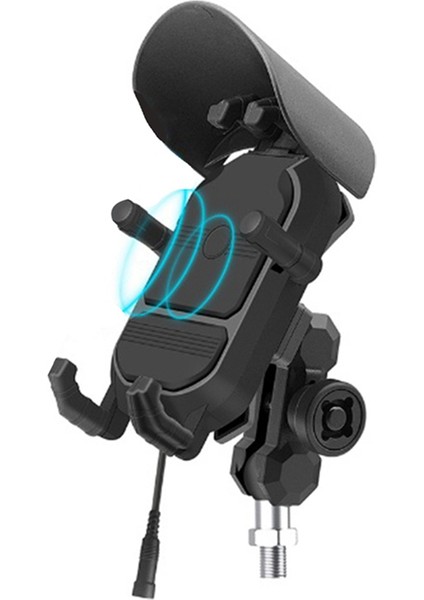 Telefon Tutucu 15W Kablosuz Şarj Cihazı USB Qc3.0 Hızlı Şarj Bisiklet Akıllı Telefon 360° (Yurt Dışından) fiyatları