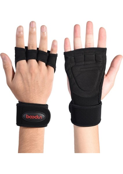 Profesyonel Fitness ve Ağırlık Eldiveni Siyah L/XL