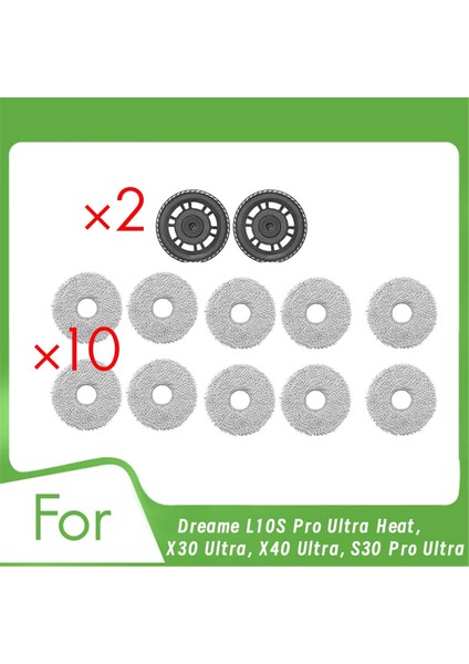 Dreame L10S Pro Ultra Heat, X30 Ultra, X40 Ultra, S30 Pro Ultra Elektrikli Süpürge Için Mop Pedli Mop Tutucu (Yurt Dışından)