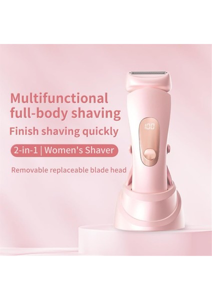 Kadınlar Için Bikini Düzeltici - Ipek Ciltler Için Ağrısız Elektrikli Tıraş Makineleri, Kadınlar Için 2'si 1 Arada Saç Düzeltici, Ipx7 Su Geçirmez (Yurt Dışından) indirimleri