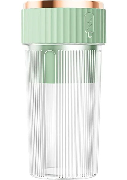 Kablosuz Taşınabilir Meyve Mikseri Juicy Blender Sıkacağı Makinesi USB Şarjlı Taşınabilir El Sıkacağı Yeşil (Yurt Dışından)