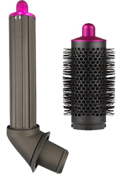 40MM Uzun Saç Kıvırma Fıçıları Dyson SHS01 HS05 Şekillendirici Ek Parçası Adaptörü Dönüştürücü Saç Kurutma Makinesi Için Silindir Tarak (Yurt Dışından)