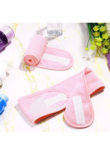 30 Paket Spa Baş Bandı Yüz Estetisyeni Saç Sarma Kadınlar Için Ayarlanabilir Makyaj Spor Duş Germe Havlusu Pembe (Yurt Dışından) fiyatları