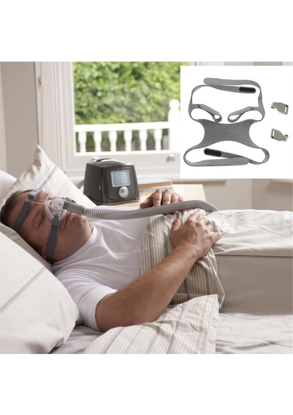 Simplus Tam Yüz Maskesi, Eson 2 Burun Maskesi Başlığı, Eson Cpap Başlığı 2'li Paket Için Yedek Kayışlar (Yurt Dışından) fiyatları