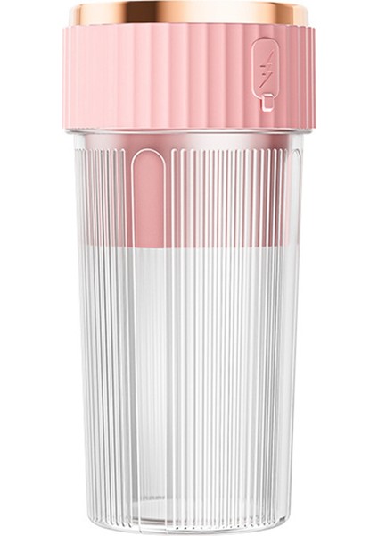 Kablosuz Taşınabilir Meyve Mikseri Juicy Blender Sıkacağı Makinesi USB Şarjlı Taşınabilir El Sıkacağı Pembe (Yurt Dışından)