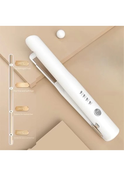 2'si 1 Arada Saç Şekillendirme Aleti - Mini Saç Düzleştirici ve Kıvırıcı, USB Seyahat Kıvırma Makinesi, Çift Amaçlı Kompakt Saç Şekillendirici (Yurt Dışından) fırsatları