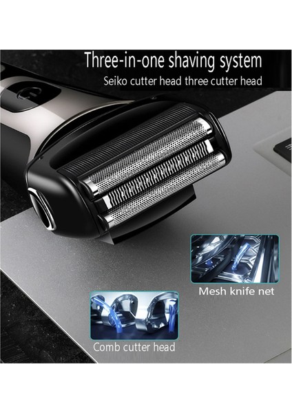 Karşılıklı Tıraş Makinesi USB Şarjlı Saç Kesme Makinesi Erkek Sakal Düzeltici (Yurt Dışından) modelleri