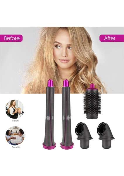 Dyson HD01 HD02 HD03 HD04 HD05 HD08 HD15 HD16 Saç Kurutma Makinesini Saç Kıvırma Makinesine Dönüştüren 20MM Uzun Saç Kıvırma Makaraları (Yurt Dışından) modelleri